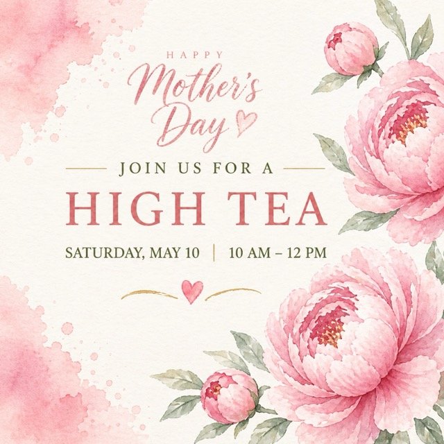 Mothers day high tea event at pinocchio play cafe toronto on
